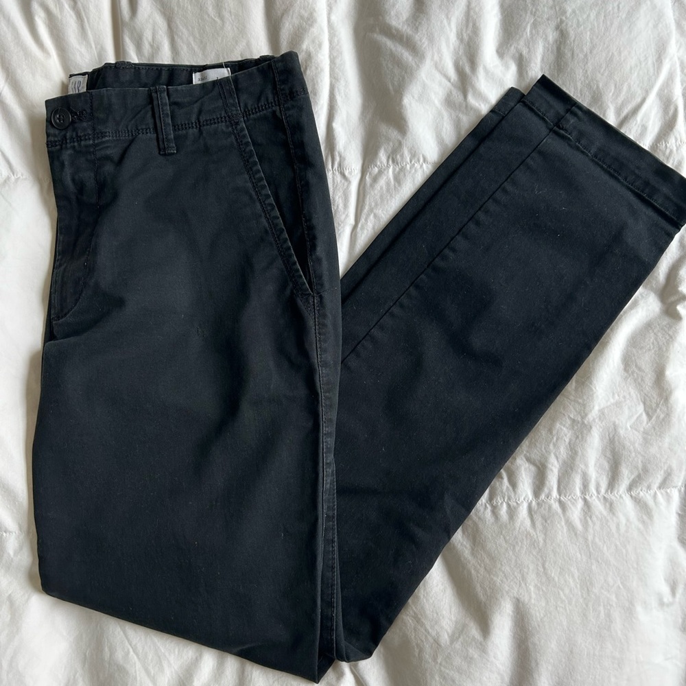 GAP Jet Black Slim Chino Trousers
